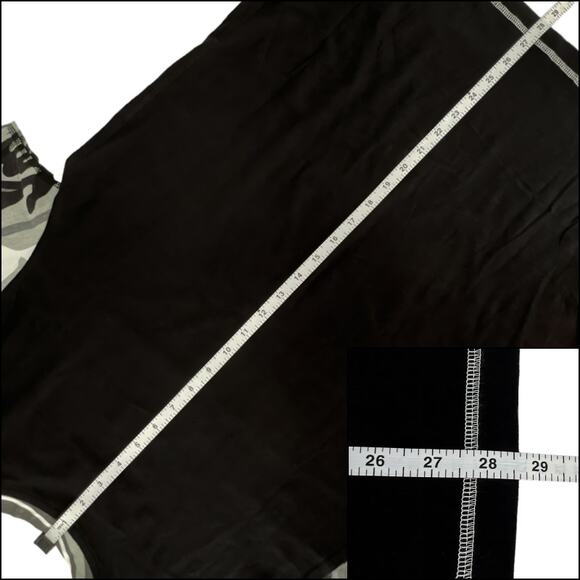 Code Five Men's Black/Camo Short Sleeve Tee Shirt Top Medium 100% Cotton - Picture 11 of 13